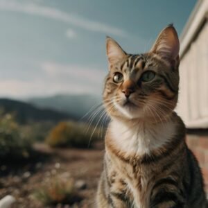 Treinando seu gato medroso para ser confiante